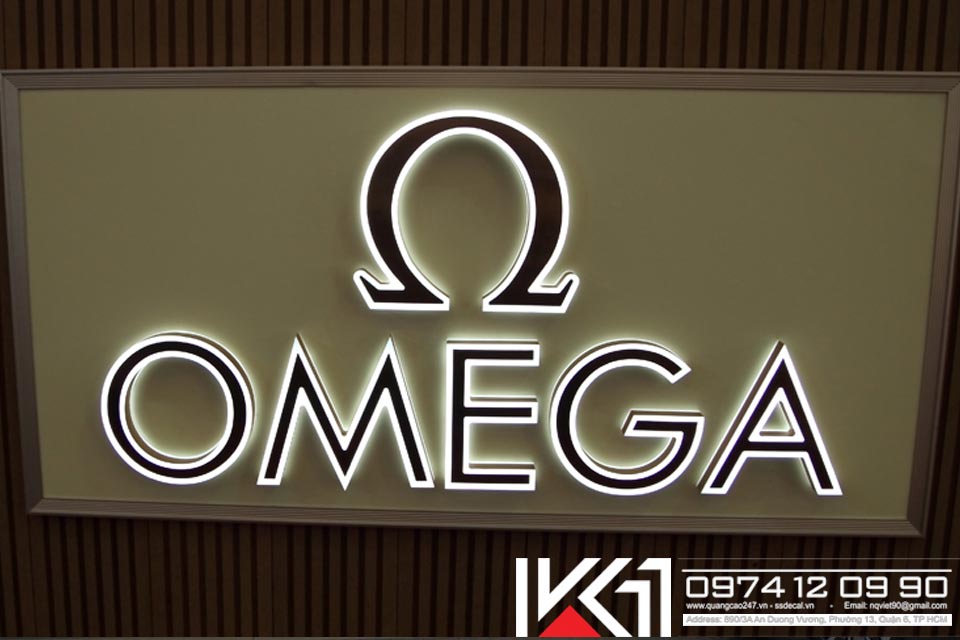 logo chữ nổi đèn led