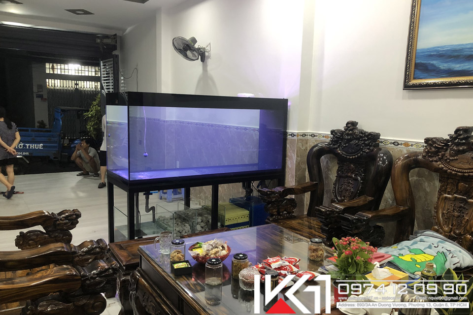 Thi công bể cá cảnh giá rẻ ở đâu Kich Thuoc Be Ca Canh Hop Phong Thuy