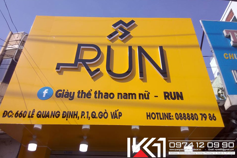 Làm bảng hiệu hộp đèn Alu giá rẻ chuyên nghiệp HCM Lam Bang Hieu Hop Den Alu Gia Re Hcm
